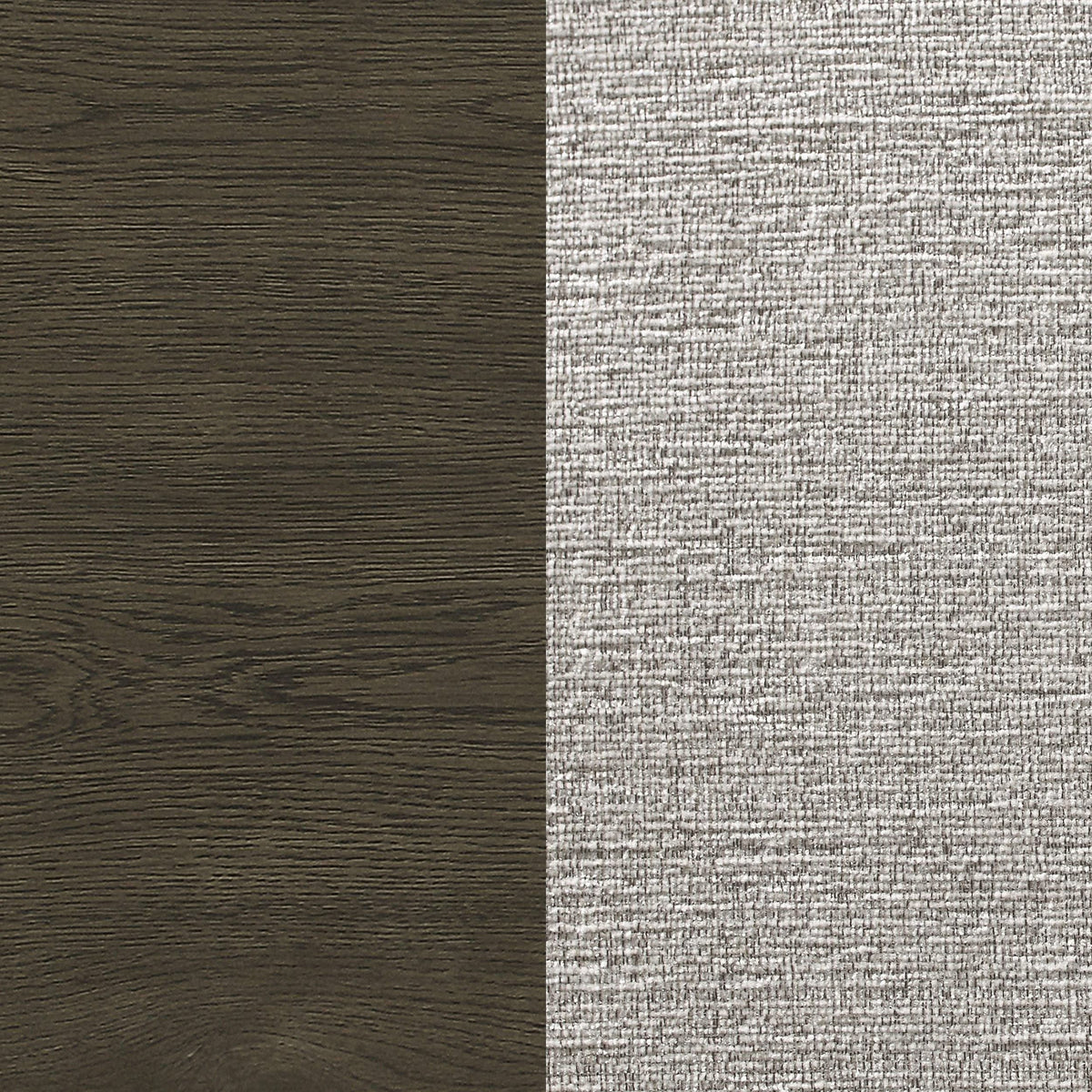 Juego de mesa de comedor rectangular Kelly de 7 piezas, gris oscuro