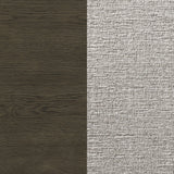 Juego de mesa de comedor rectangular Kelly de 7 piezas, gris oscuro