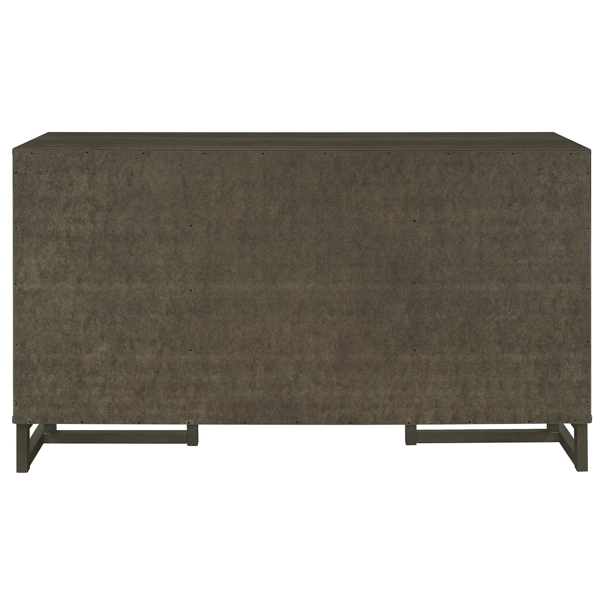Aparador de comedor Kelly con 3 cajones y almacenamiento, color gris oscuro