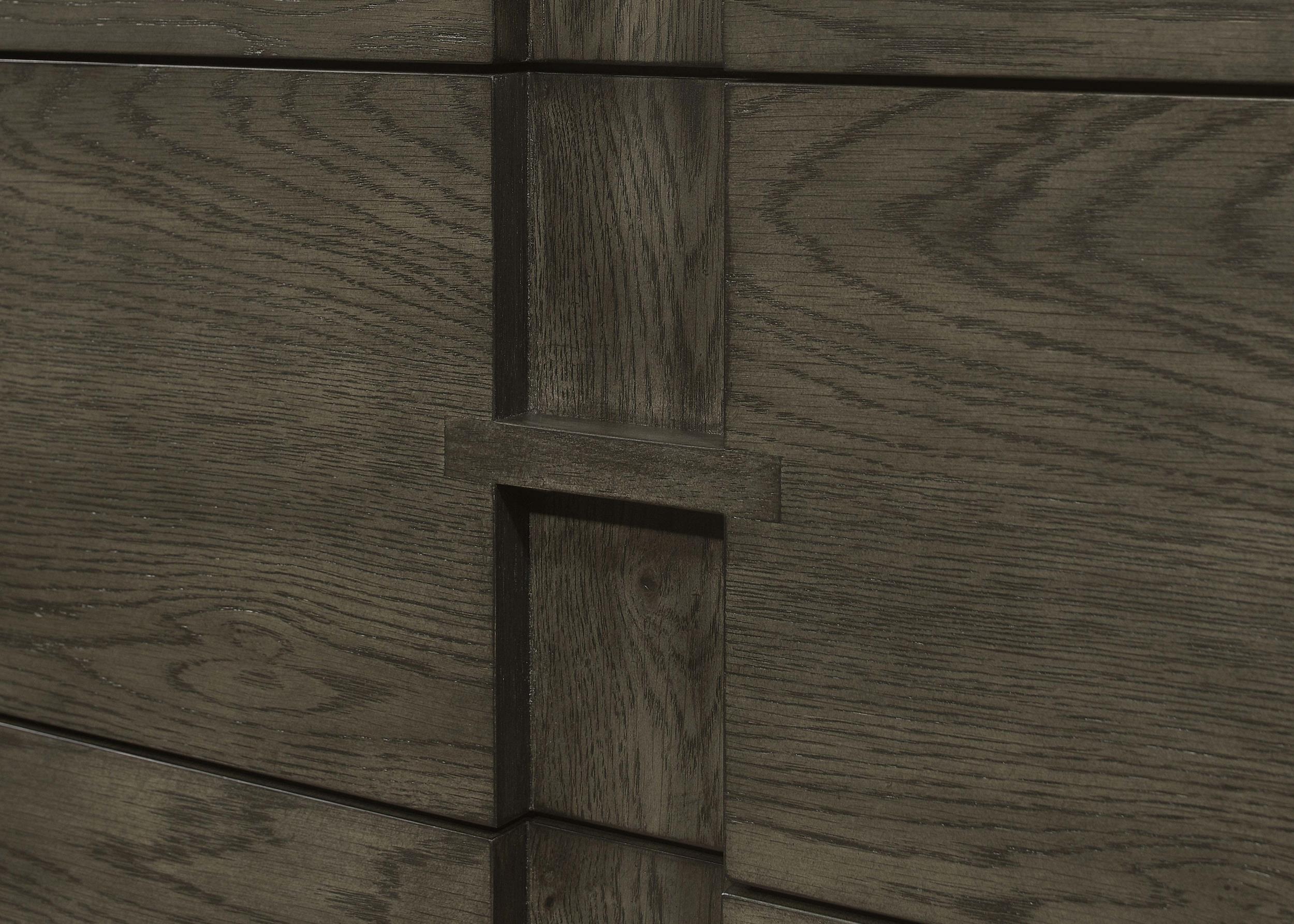 Kelly 3-drawer Storage Dining Sideboard Buffet Dark Grey