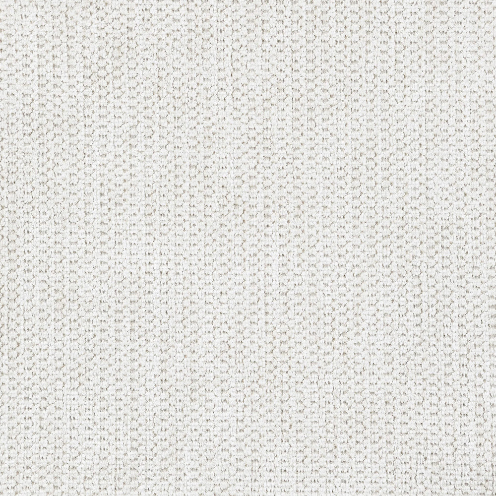 Silla de comedor tapizada en tela Calla, color blanco (juego de 2)