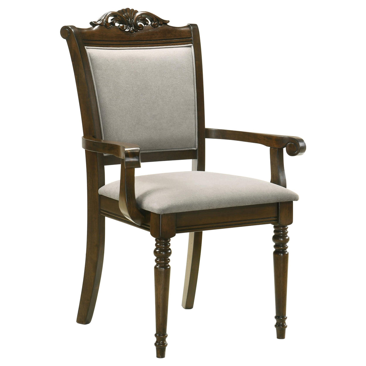 Juego de mesa de comedor rectangular Willowbrook de 9 piezas en color castaño