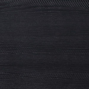 Juego de mesa de comedor Newport de 5 piezas con caballete rectangular, color negro