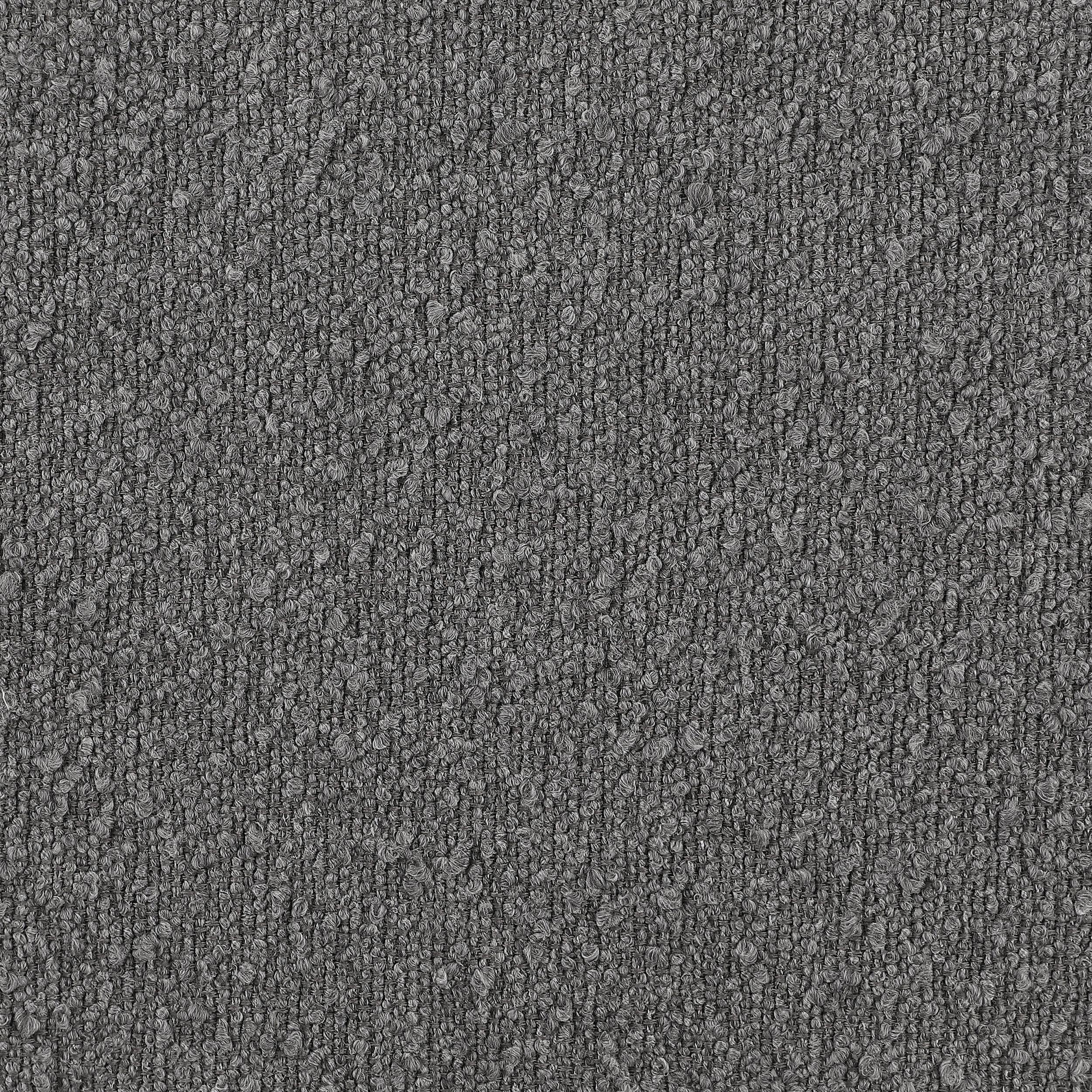 Eudora Boucle Upholstered Dining Arm Chair Grey (Set of 2)