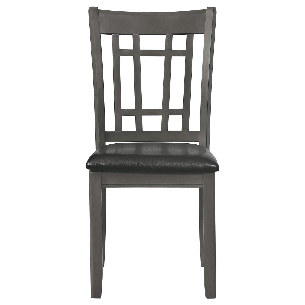 Juego de comedor Lavon de 5 piezas con hojas extensibles ovaladas, gris medio