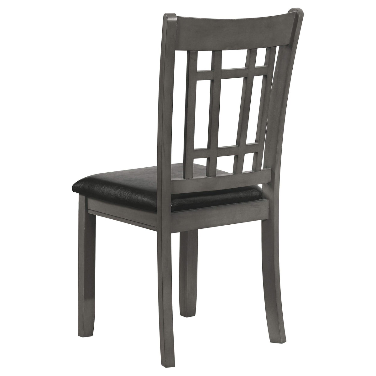 Juego de comedor Lavon de 5 piezas con hojas extensibles ovaladas, gris medio