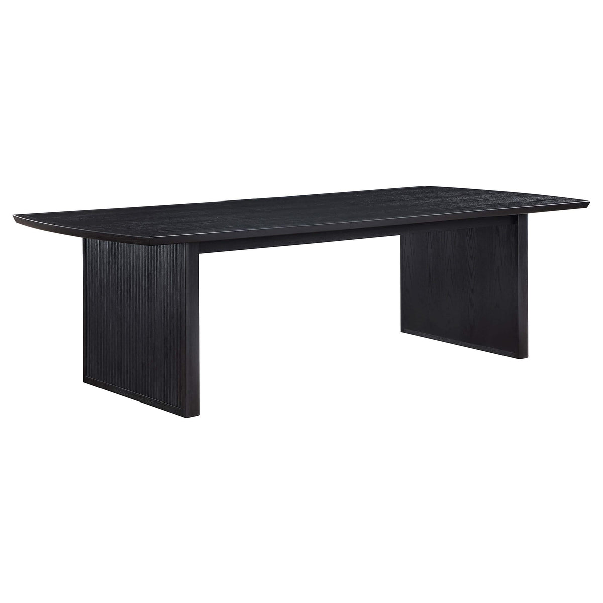 Juego de mesa de comedor Brookmead de 5 piezas con hojas extensibles, color negro
