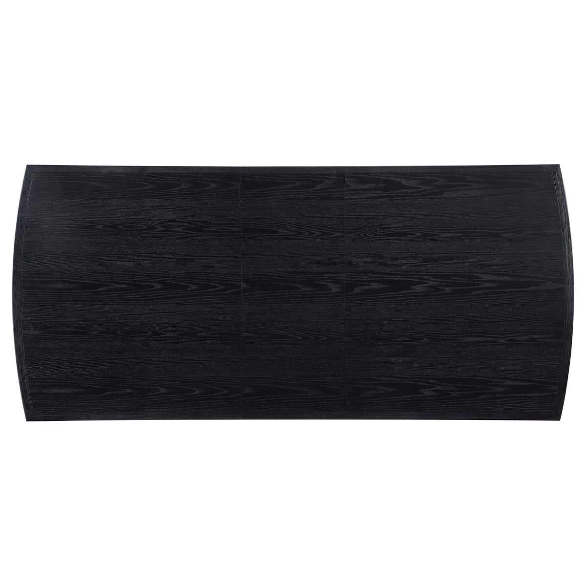Juego de mesa de comedor Brookmead de 5 piezas con hojas extensibles, color negro