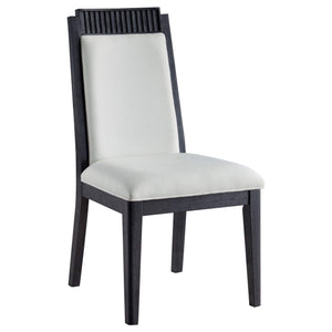 Juego de mesa de comedor Brookmead de 5 piezas con hojas extensibles, color negro