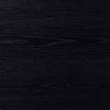 Juego de mesa de comedor Brookmead de 7 piezas con hojas extensibles, color negro