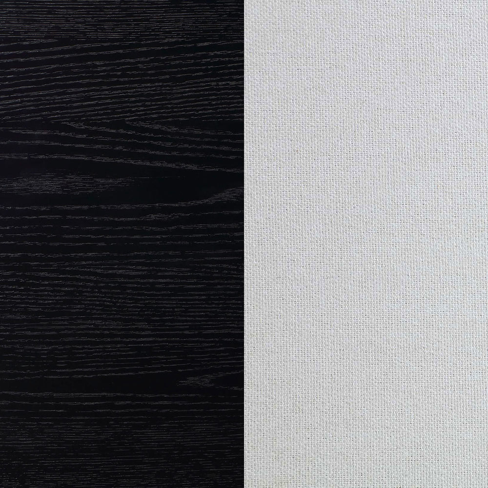 Juego de mesa de comedor Brookmead de 9 piezas con hojas extensibles, color negro