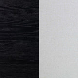 Juego de mesa de comedor Brookmead de 9 piezas con hojas extensibles, color negro