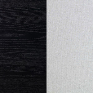 Juego de mesa de comedor Brookmead de 9 piezas con hojas extensibles, color negro