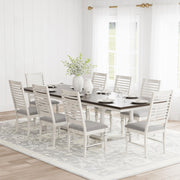 Aventine 9-piece Extension Leaf Dining Set Vintage White