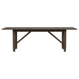 Juego de mesa de comedor rectangular Matisse de 5 piezas en marrón claro