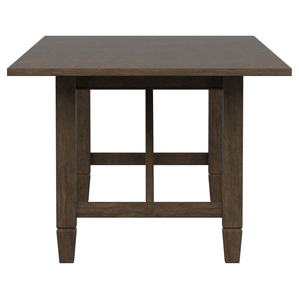 Juego de mesa de comedor rectangular Matisse de 7 piezas en marrón claro