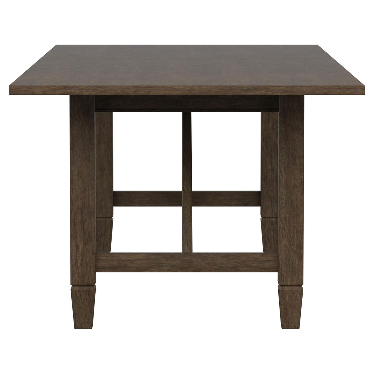 Juego de mesa de comedor rectangular Matisse de 7 piezas en marrón claro