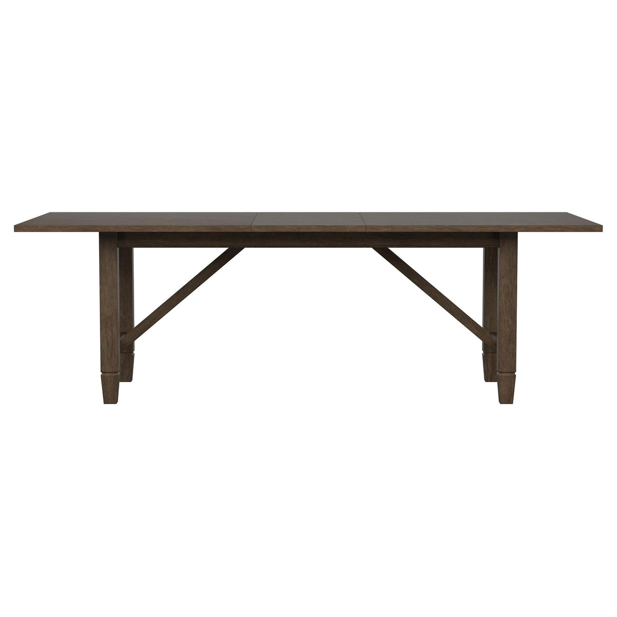 Juego de mesa de comedor rectangular Matisse de 7 piezas en marrón claro
