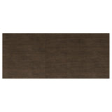 Juego de mesa de comedor rectangular Matisse de 7 piezas en marrón claro