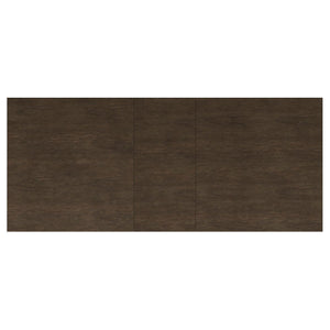 Juego de mesa de comedor rectangular Matisse de 7 piezas en marrón claro