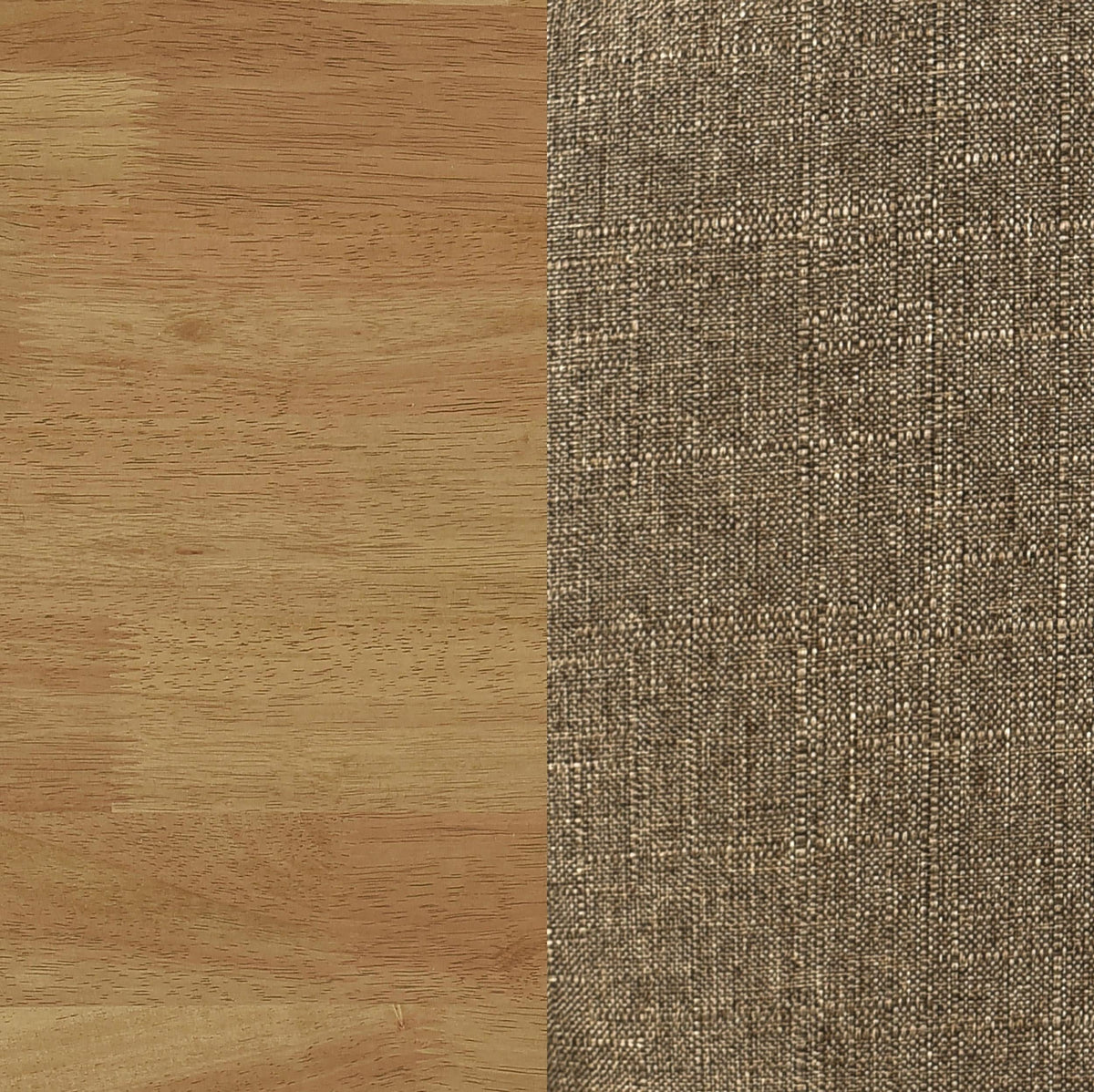 Juego de comedor redondo de 5 piezas de madera maciza Elowen en nogal claro