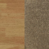 Juego de comedor redondo de 5 piezas de madera maciza Elowen en nogal claro