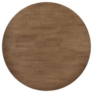Juego de comedor redondo Dinah de 5 piezas de madera maciza en nogal