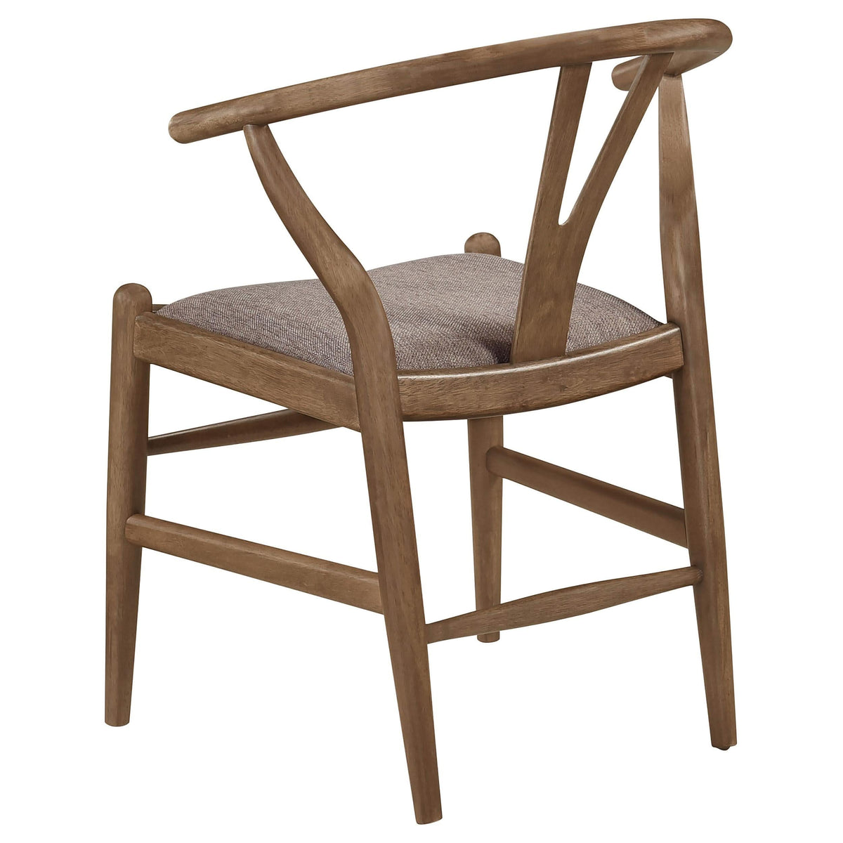 Juego de comedor redondo Dinah de 5 piezas de madera maciza en nogal
