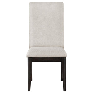 Juego de mesa de comedor rectangular Hathaway de 5 piezas en color marrón acacia