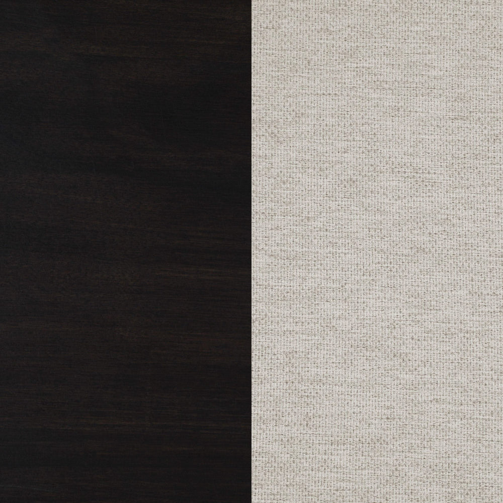 Juego de mesa de comedor rectangular Hathaway de 7 piezas en color marrón acacia