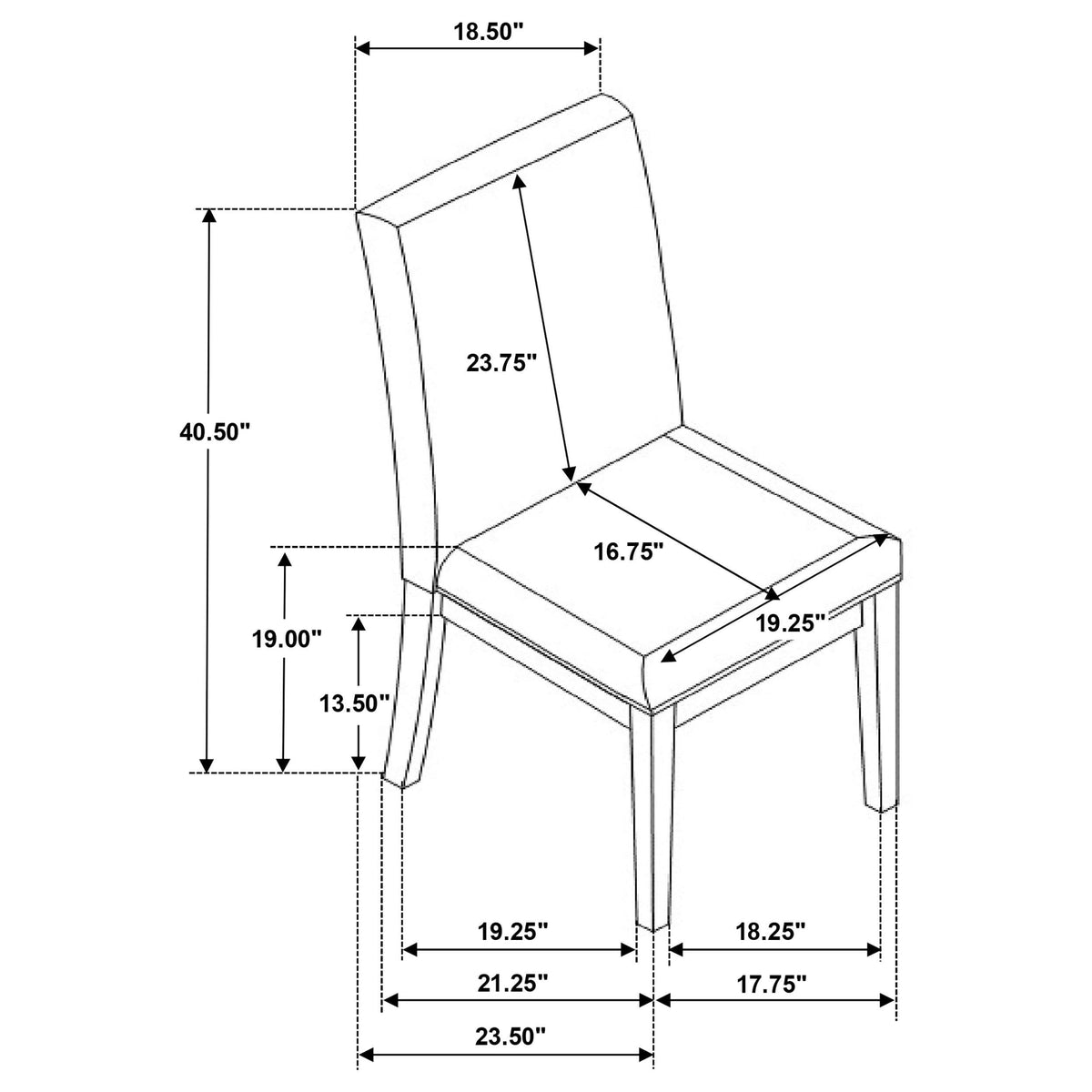Juego de mesa de comedor rectangular Hathaway de 7 piezas en color marrón acacia