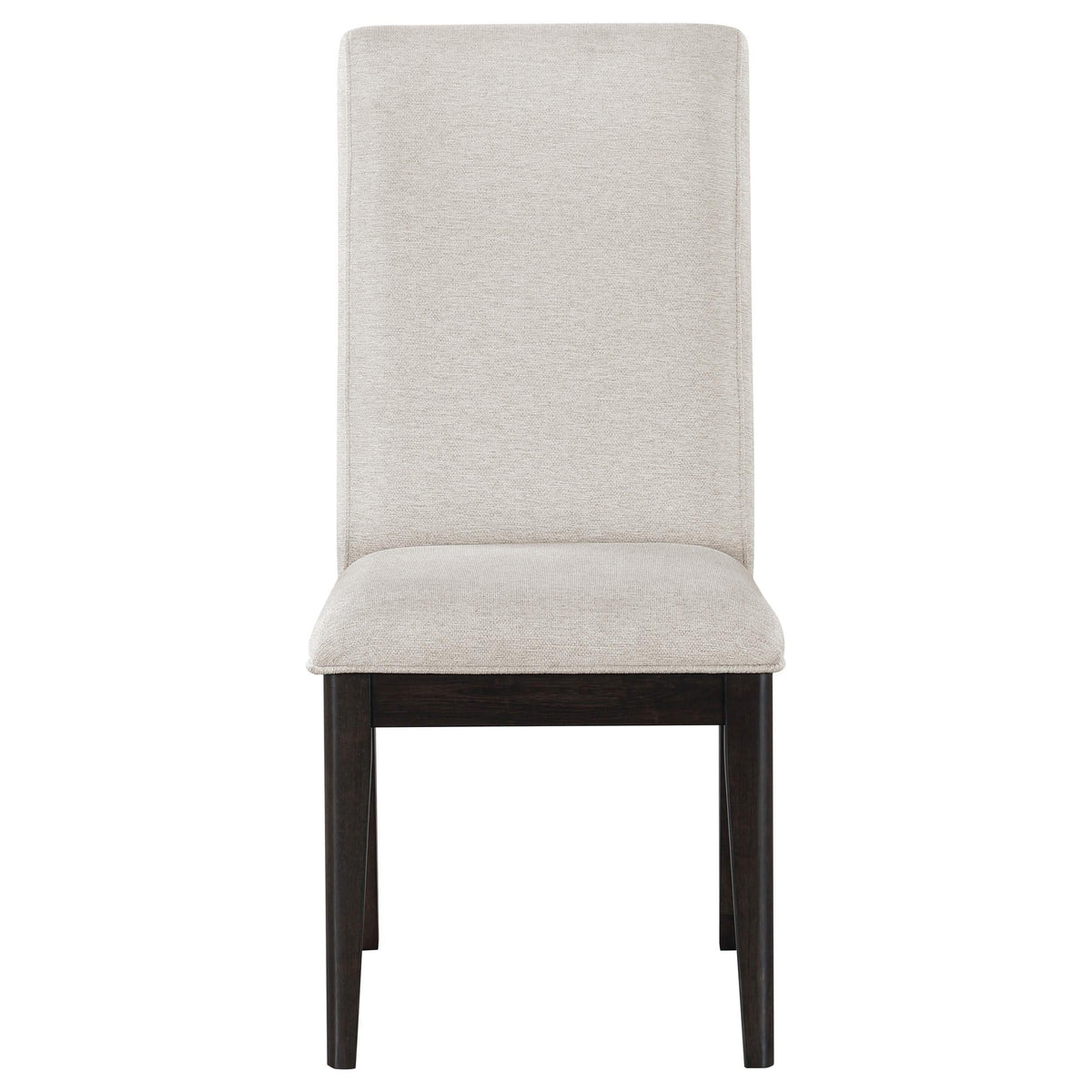 Silla de comedor tapizada Hathaway color crema (juego de 2)