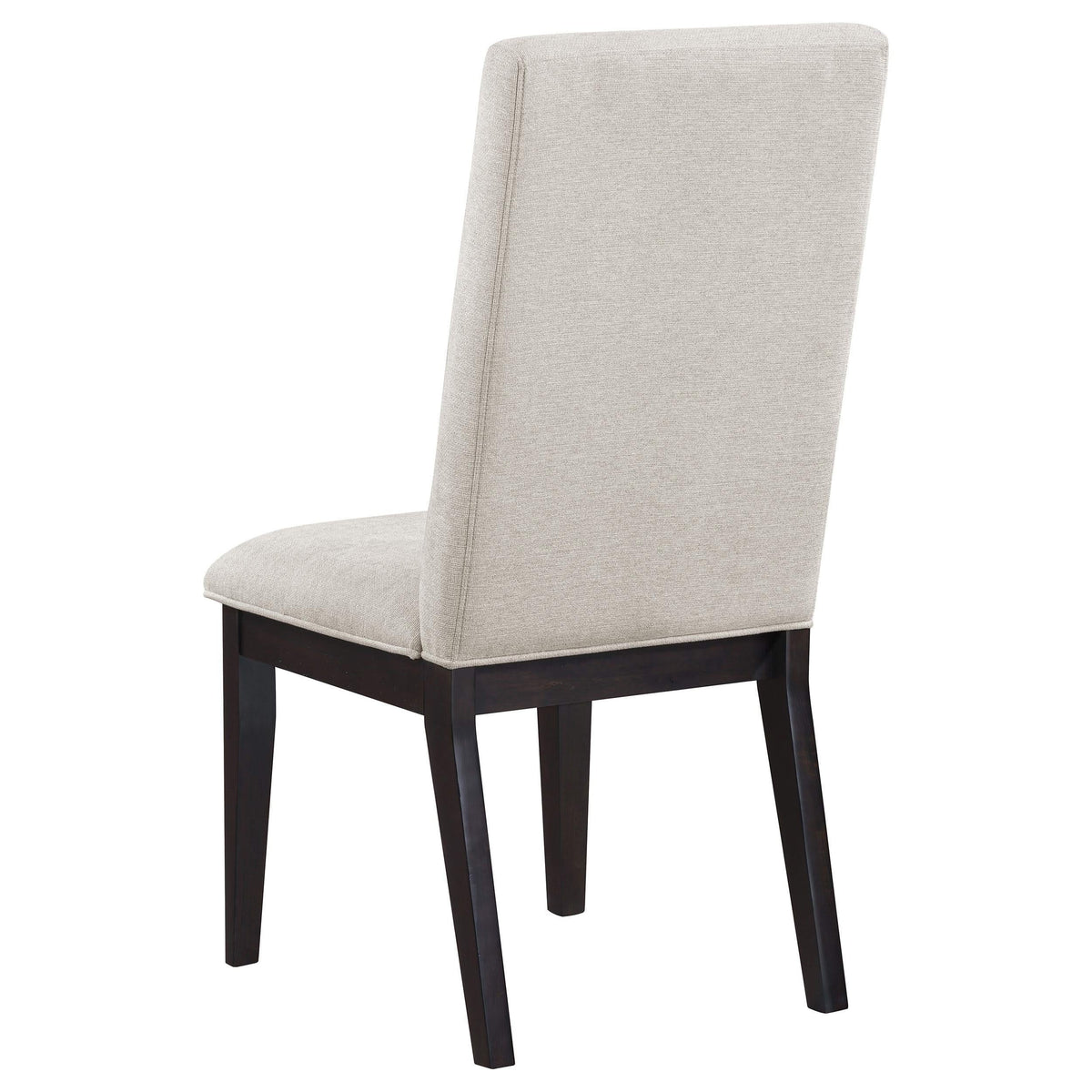 Silla de comedor tapizada Hathaway color crema (juego de 2)