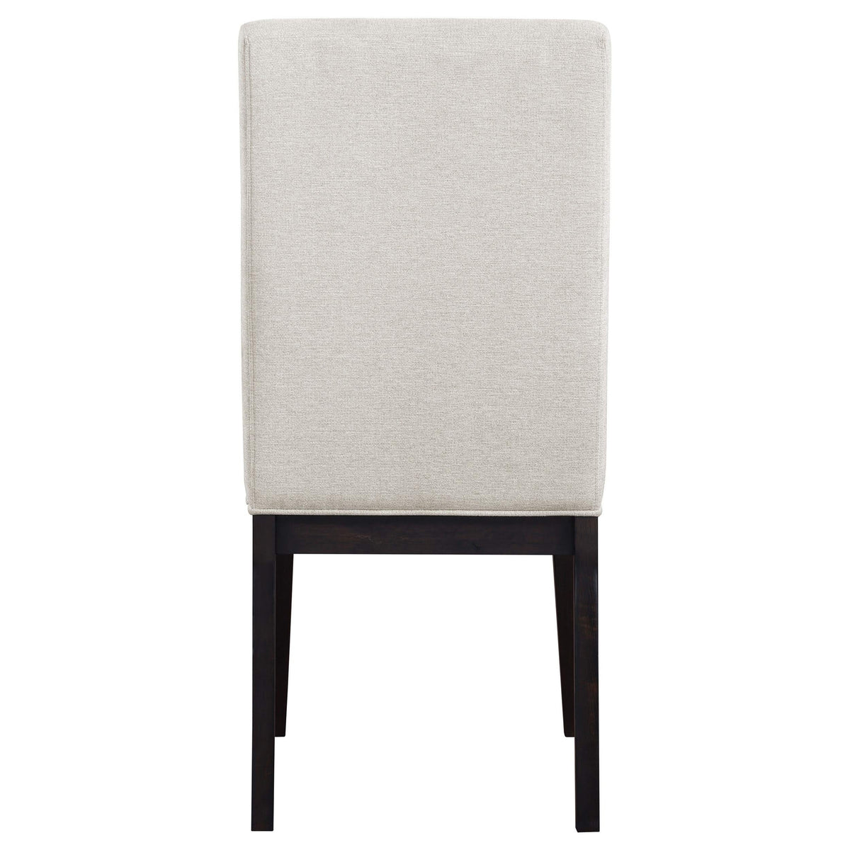 Silla de comedor tapizada Hathaway color crema (juego de 2)