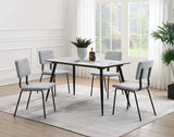 Dennison Rectangular 55-inch Ceramic Top Dining Table Grey