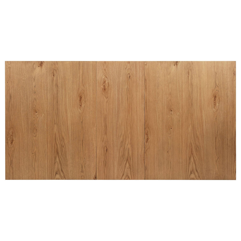 Juego de comedor extensible Middleton de 7 piezas, color marrón natural 