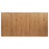 Juego de comedor extensible Middleton de 7 piezas, color marrón natural 
