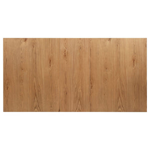 Juego de comedor extensible Middleton de 7 piezas, color marrón natural 