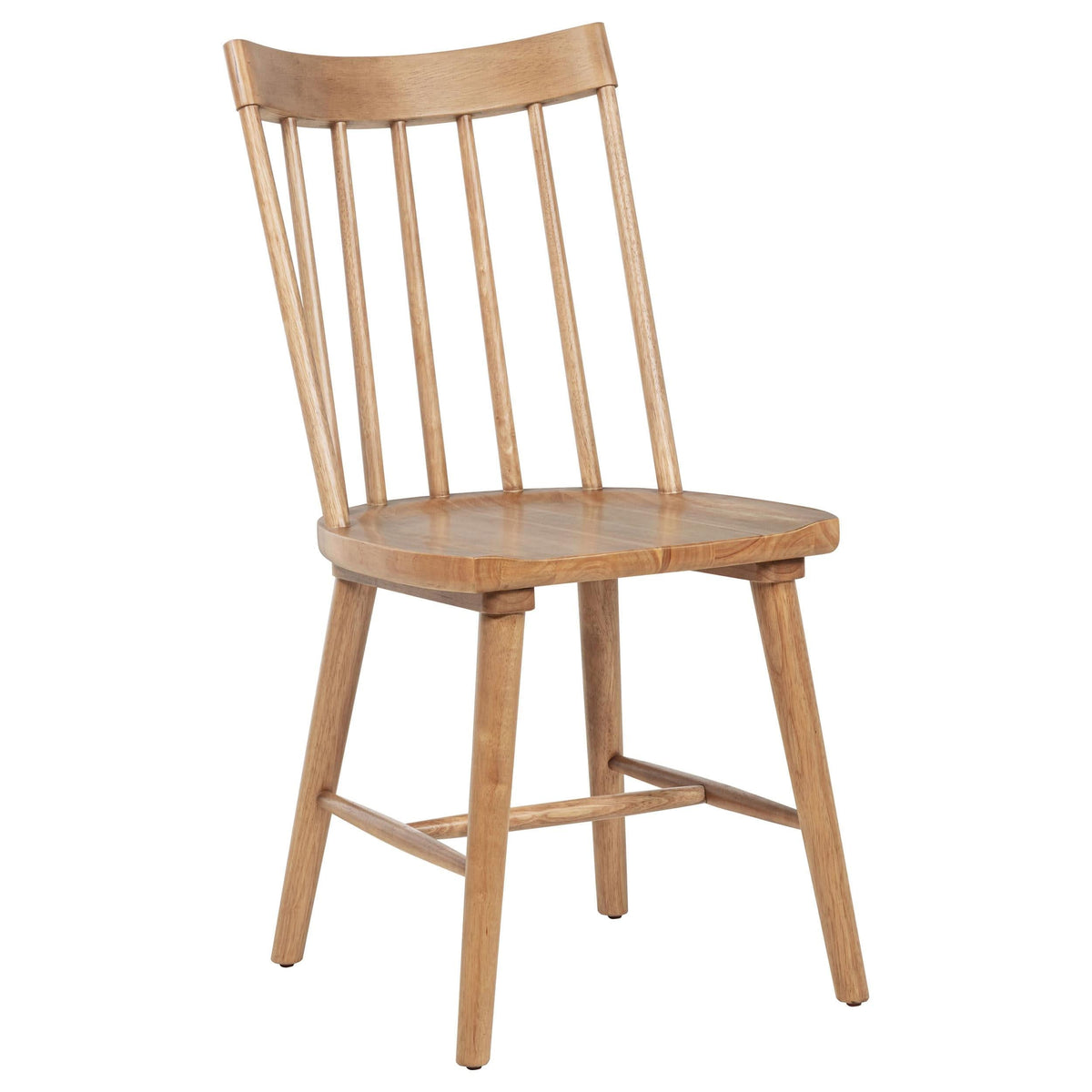 Juego de comedor extensible Middleton de 7 piezas, color marrón natural 
