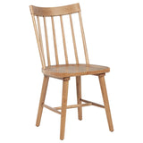 Juego de comedor extensible Middleton de 7 piezas, color marrón natural 