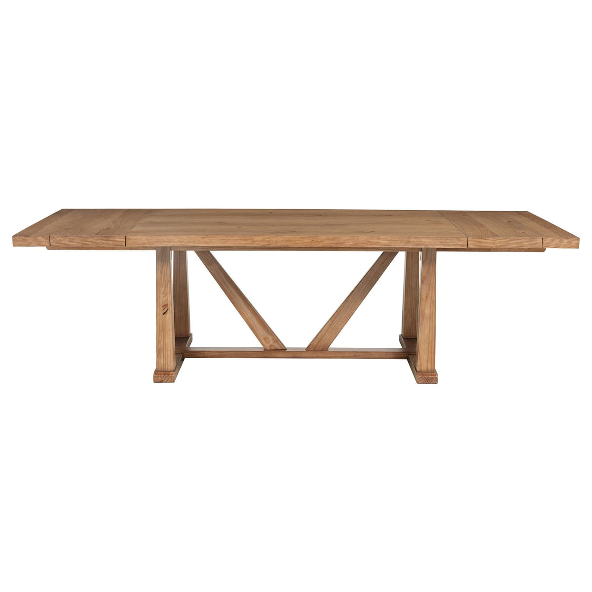 Juego de comedor extensible Middleton de 10 piezas en marrón y negro