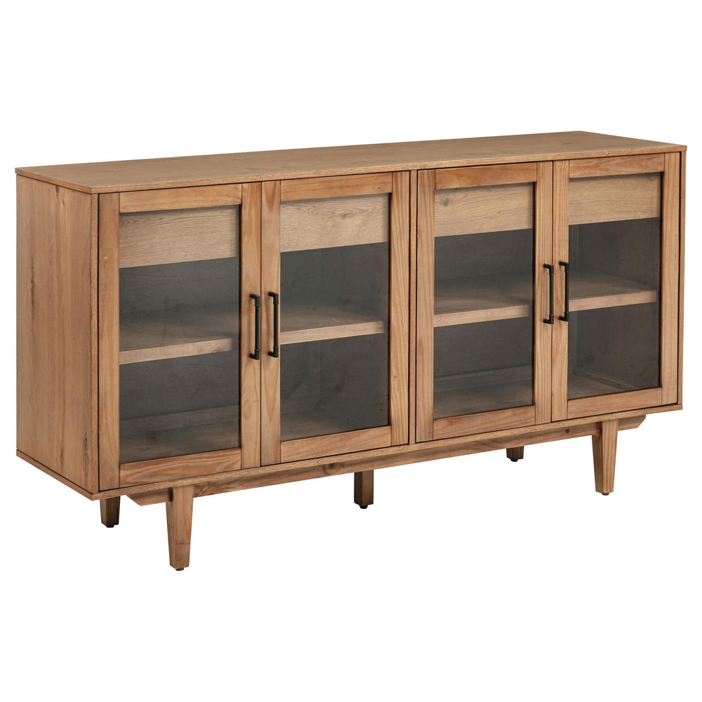 Juego de comedor extensible Middleton de 10 piezas en marrón y negro