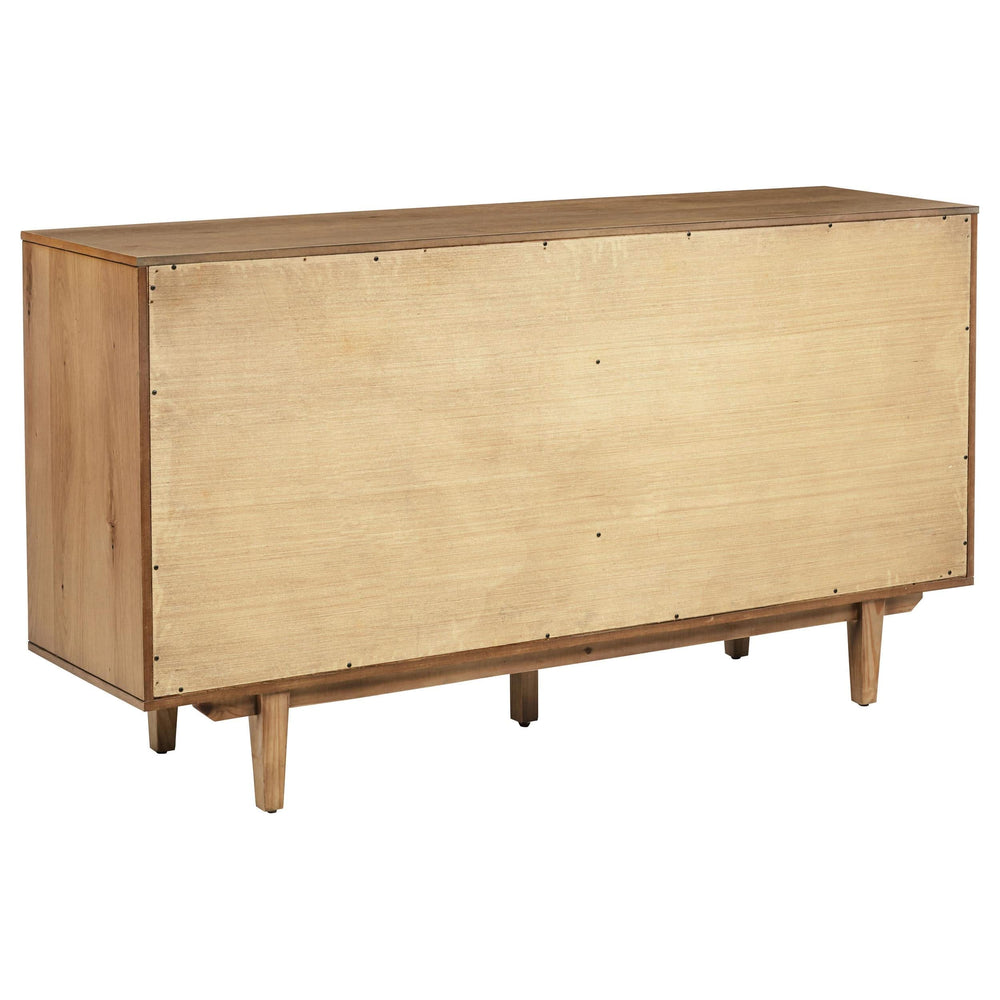 Juego de comedor extensible Middleton de 10 piezas en marrón y negro