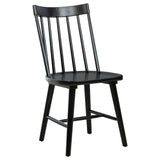 Juego de comedor extensible Middleton de 7 piezas en marrón y negro