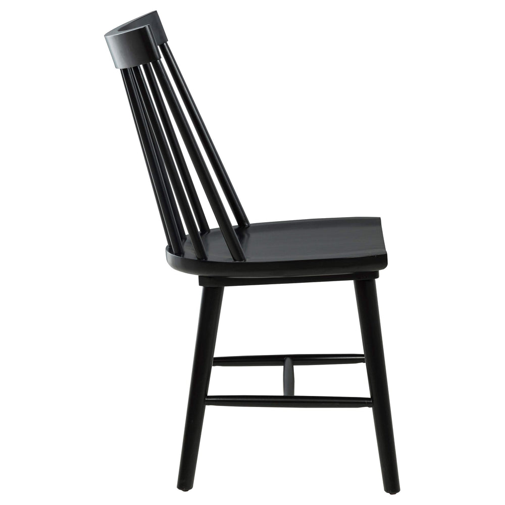 Juego de comedor extensible Middleton de 7 piezas en marrón y negro