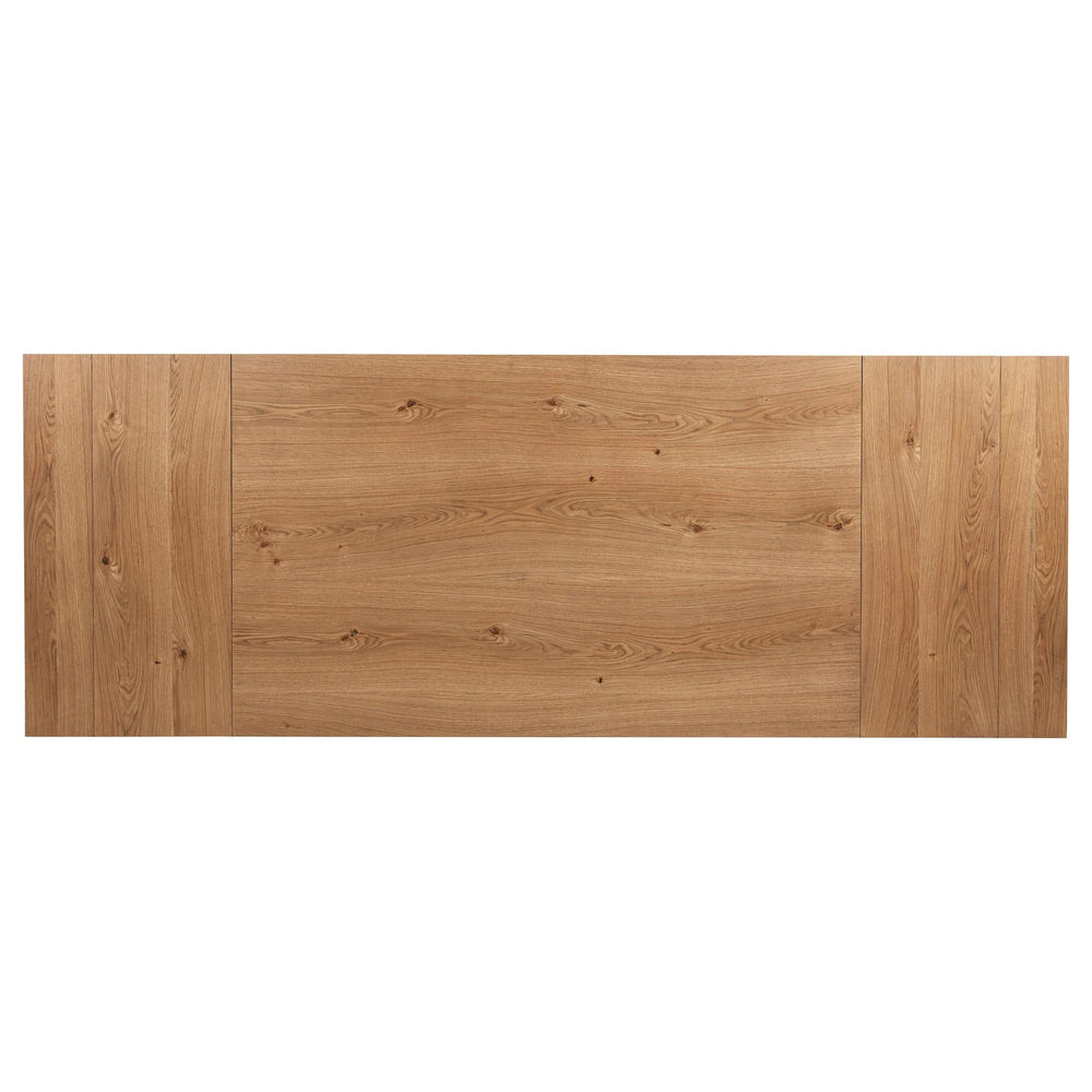 Juego de comedor extensible Middleton de 9 piezas en marrón y negro