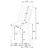 Juego de comedor extensible Middleton de 9 piezas en marrón y negro