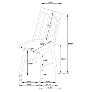Juego de comedor extensible Middleton de 9 piezas en marrón y negro