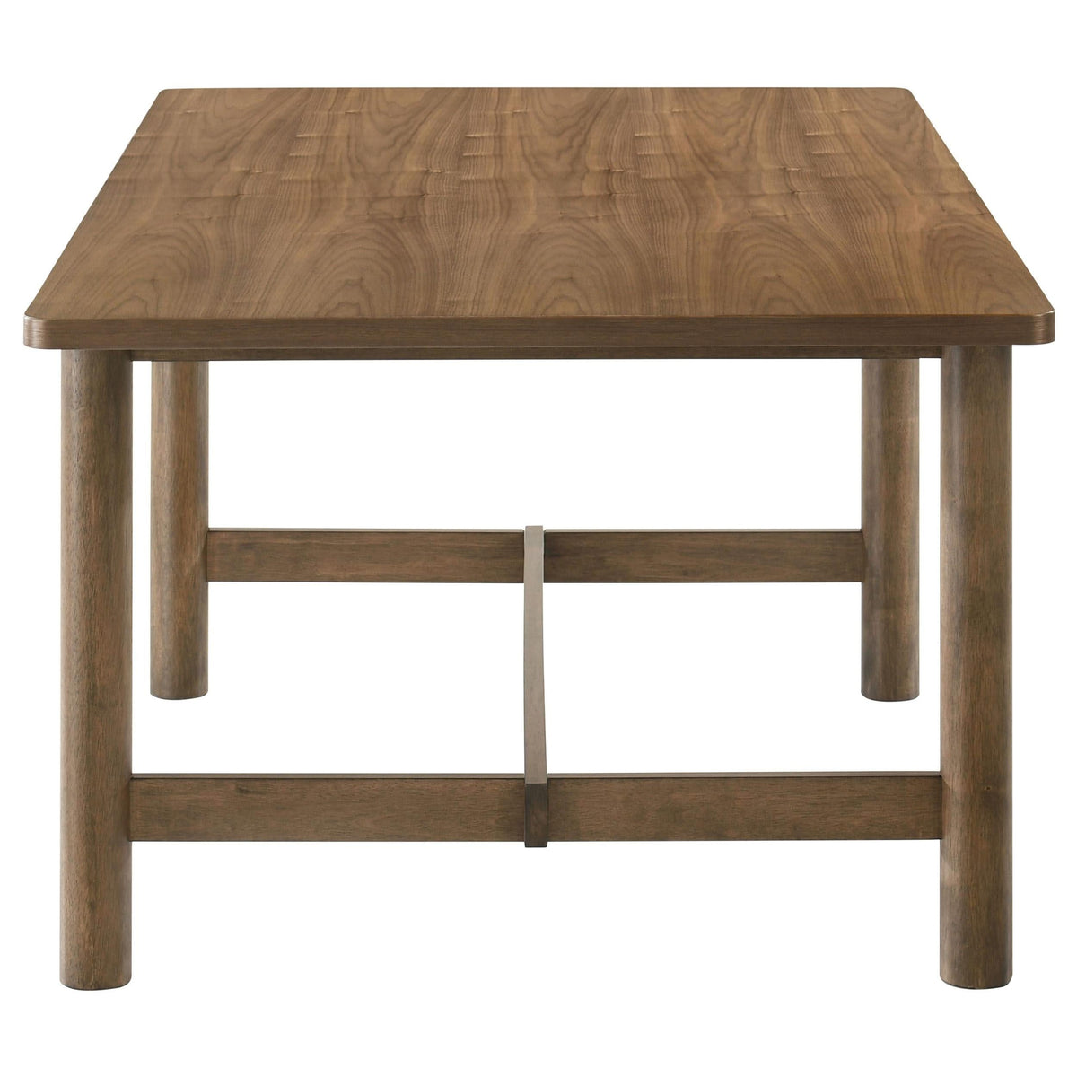 Juego de mesa de comedor rectangular Crestmore de 5 piezas en nogal