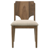 Juego de mesa de comedor rectangular Crestmore de 5 piezas en nogal